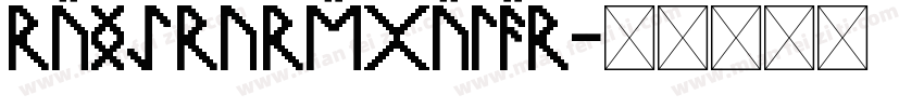 Runic RU Regular字体转换
